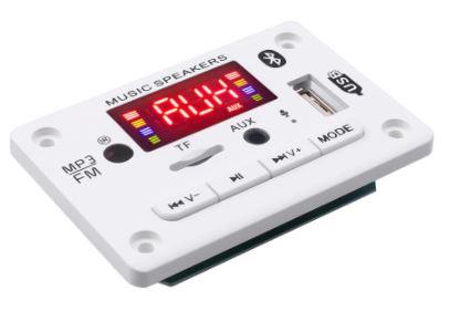 Mp3 плеєр-декодер Kebidu FM радіо Bluetooth 5,0 USB 3,5 мм AUX модуль приймач + пульт 5-12V, фото 1