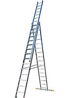 Драбина ELKOP VHR Profi 3x16 алюмінієва, 3 секції, 16 ступенів