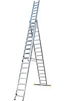 Драбина ELKOP VHR Profi 3x17 алюмінієва, 3 секції, 17 ступенів