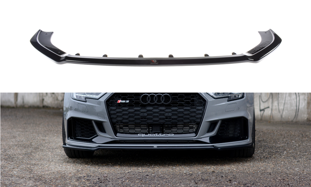 Елерон Audi RS3 8V Sedan тюнінг обвіс дифузор спліттер (V2)