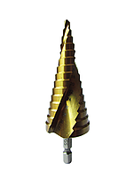 Свердло ступеневу VULKAN HSS TiN (4-32мм, 15 ступенів)