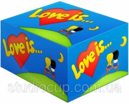 Блок жуйок " Love is... Банан-Полуниця