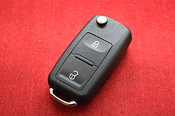 Ключ volkswagen t5, transporter, caddy, jetta оригінал викидний 2 кнопки корпус із 2010 р.