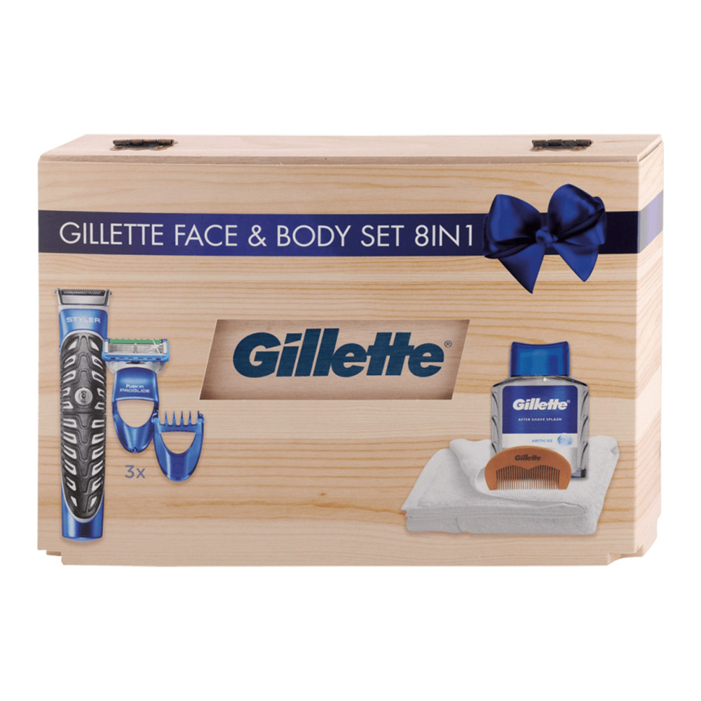 Подарунковий набір Gillette Face & Body Set 8in1 (7702018536870)