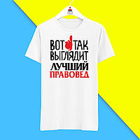 Футболка з принтом "Ось так виглядає найкращий Правознавець" Push IT