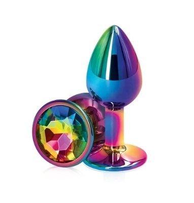 Анальна пробка Metall Colorful, S, фото 1