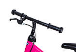 Велобіг Scale Sports з дисковим гальмом, діткам від 2 років. Рожевий (Всего 4 кольори), фото 3