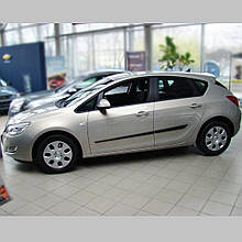 Молдинги на двері для Opel Astra J 5DR HATCH 2009-2012