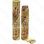 Олівці кольорові Marco Natural-Cedarlite 12 кольорів FM6810-15CY +3 простих олівця+точилка для олівців+лінійка