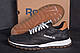 Чоловічі шкіряні літні кросівки, перфорація Reebok (Рибок) Classic black, туфлі, чорні кеди, Літнє взуття, фото 9