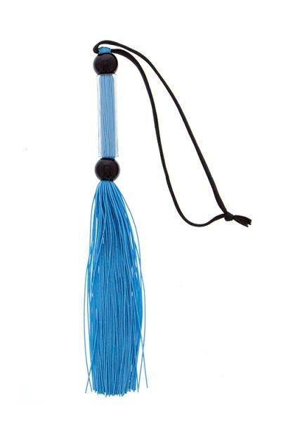 Флогер для БДСМ ігор GP SILICONE FLOGGER WHIP BLUE, фото 1