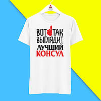 Футболка з принтом "Ось так виглядає найкращий Консул" Push IT