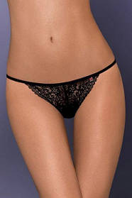 Стрінги жіночий INTENSA DOUBLE THONG Obsessive чорний S\M