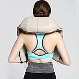 Роликовий масажер для шиї і плечей Massager of Neck Kneading електричний,універсальний, фото 11