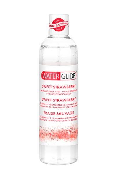 Лубрикант на водяній основі з ароматом полуниці WATERGLIDE SWEET STRAWBERRY. 300 мл