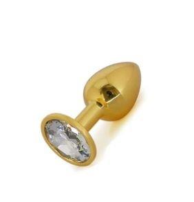 Анальна пробка Gold Metall Diamond, M
