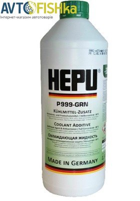 Зелений концентрат антифризу HEPU G11 1,5 л. Охолоджувальна рідина, фото 1