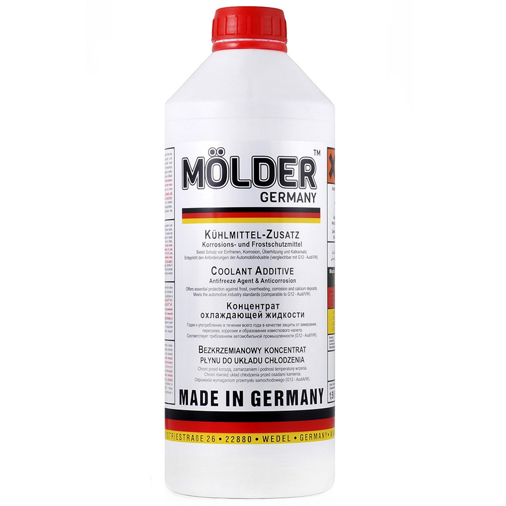 Антифриз червоний концентрат 1.5 л. "MOLDER" G12, фото 1
