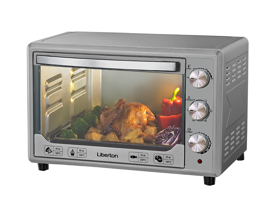 Духовка LIBERTON LEO481silver