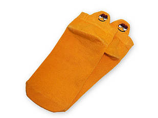 Шкарпетки Neseli короткі помаранчеві смайли , One size (37-42)