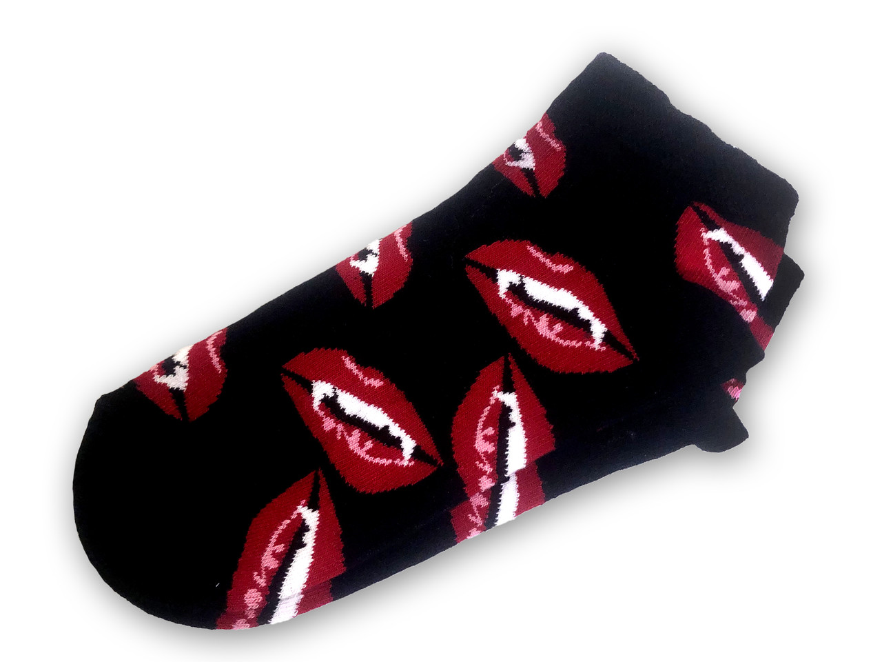 Шкарпетки Neseli Короткі Губи вампіра , One size (37-42)
