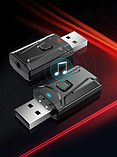 USB Bluetooth 5.0 аудіо приймач, передавач, міні стерео Bluetooth, AUX RCA USB, 3,5 мм роз'єм для ТВ, фото 10