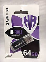 Флешка USB Hi-Rali Rocket 64Gb Black