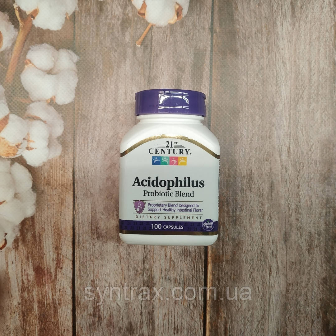 21st century Acidophilus Probiotic Blend 100 caps суміш пробіотиків probiotics