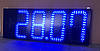 Великий годинник яскравий світлодіодний 1100х400 мм, фото 3