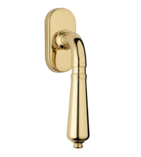 Ручка віконна Fadex Antik 130DK латунь матова (Італія)