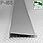 Алюмінієвий плінтус для підлоги Sintezal P-65, 60х14,5х2500 мм., фото 5