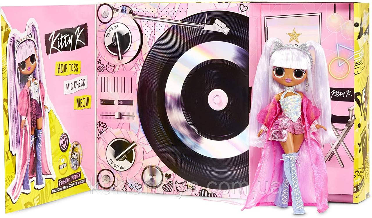Игровой набор с куклой Китти Ка - L.O.L. Surprise! серии O.M.G. Remix Kitty K - Королева Китти (567240) - фото 5 - id-p1261687578
