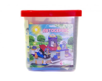 Конструктор "Автосервіс" TM Doloni, 86 дітей.