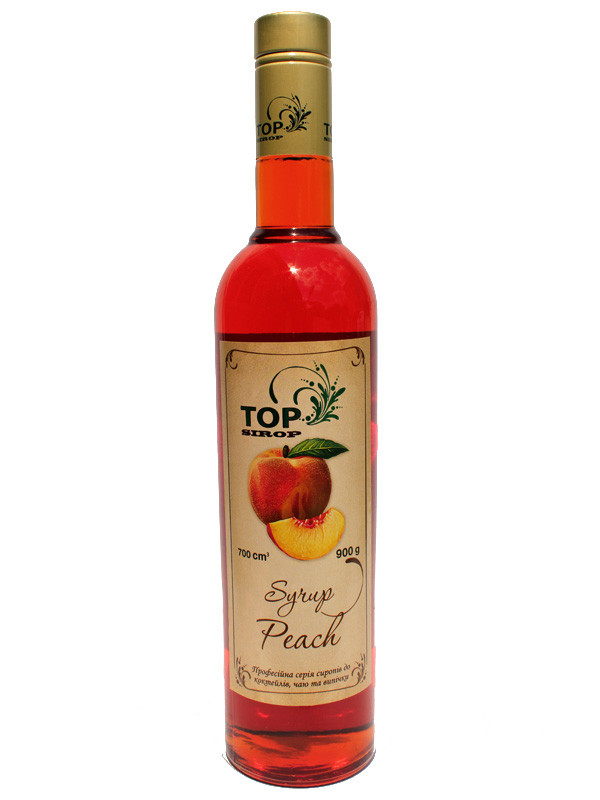 Сироп Персиковий ТМ TOP sirop 900 гр