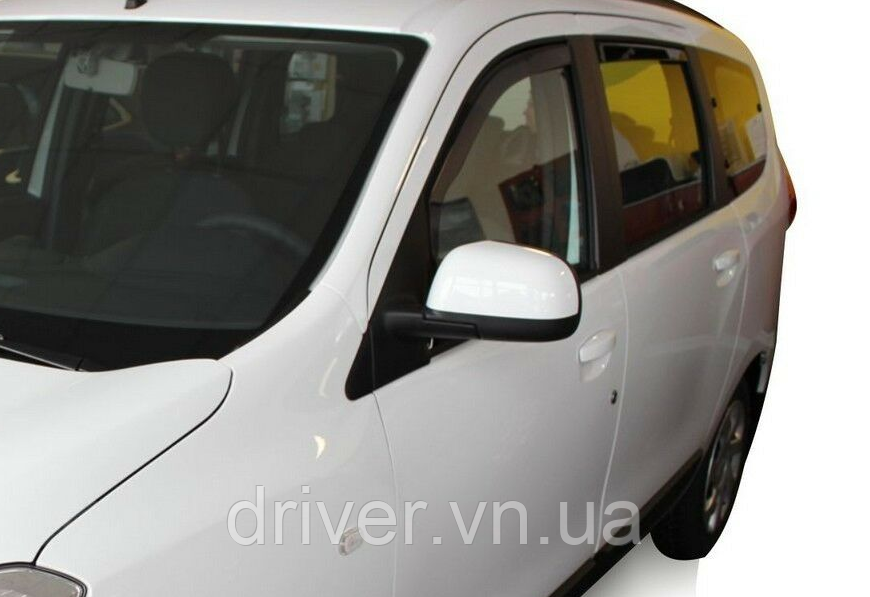Дефлектори вікон вставні Renault / DACIA Lodgy 2012-> 5D