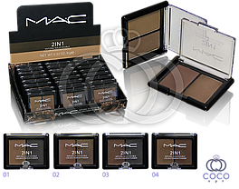 Тіні для брів Mac 2 in 1 Natural Solid Three Color 9 г