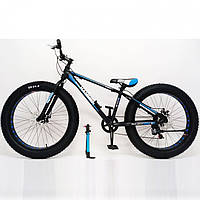 Спортивний алюмінієвий велосипед фетбайк позашляховик Fat Bike S800 HAMMER EXTRIME 26 дюймів рама 17"