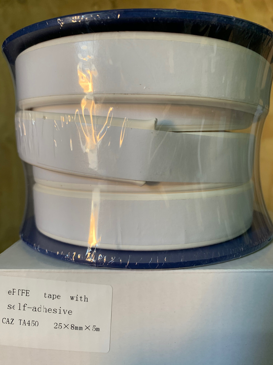 Фторопластова стрічка PTFE (ПТФЕ) з липким шаром CAZ-TA450 25х8х5000