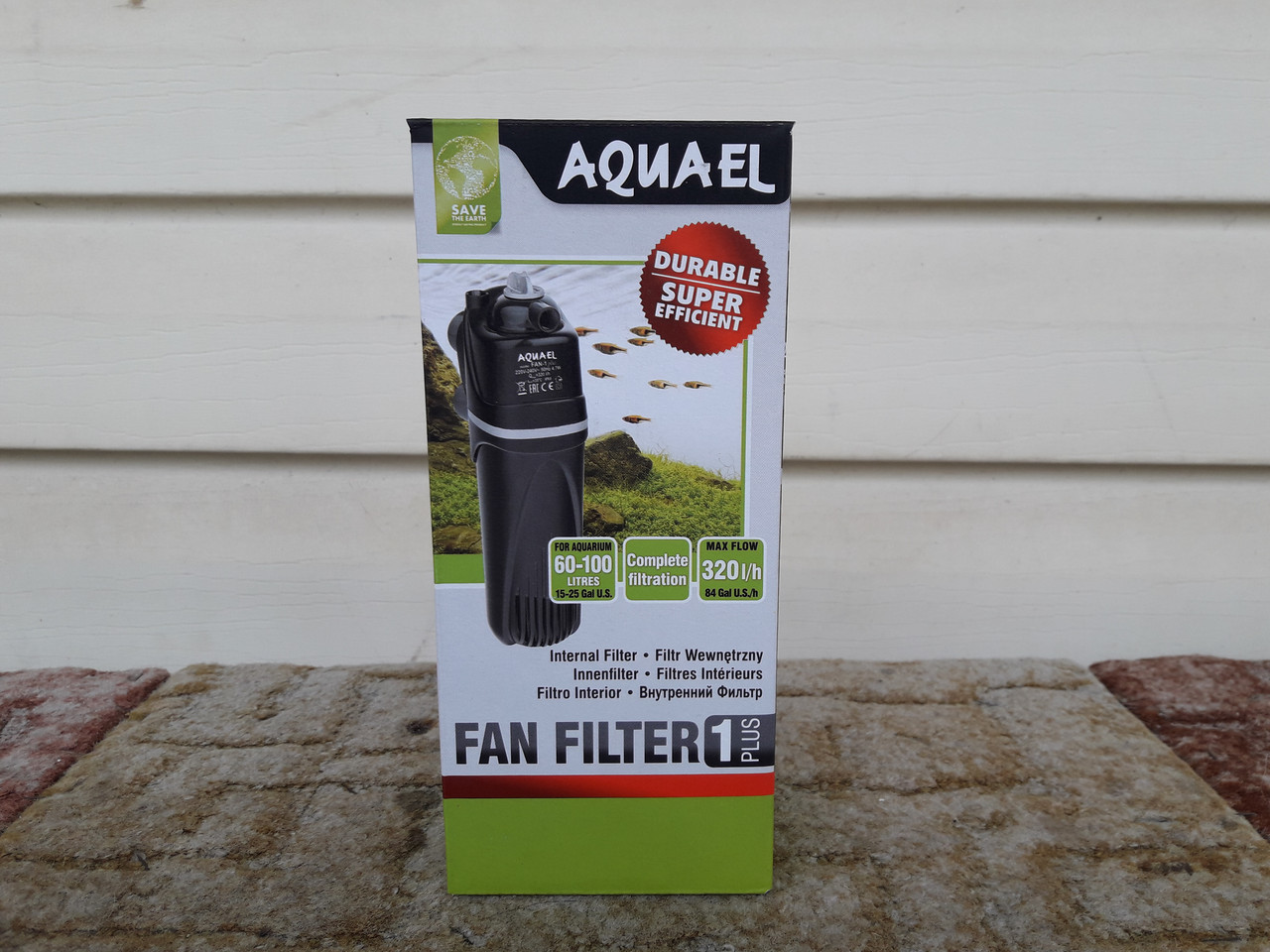 Aquael FAN 1 Plus, 340 Л/ч. Фильтр Внутренний для Аквариума до 100 ...