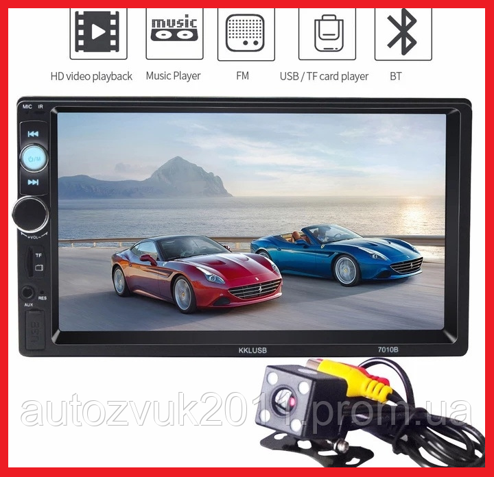 Магнітола Pioneer 7010 B 2 DIN 7 дюймів WinCE 45 Вт Екран 1024 x 600 С