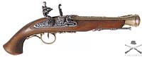 Макет Пістолет крем'яний , XVIII століття | 1076L (DA)