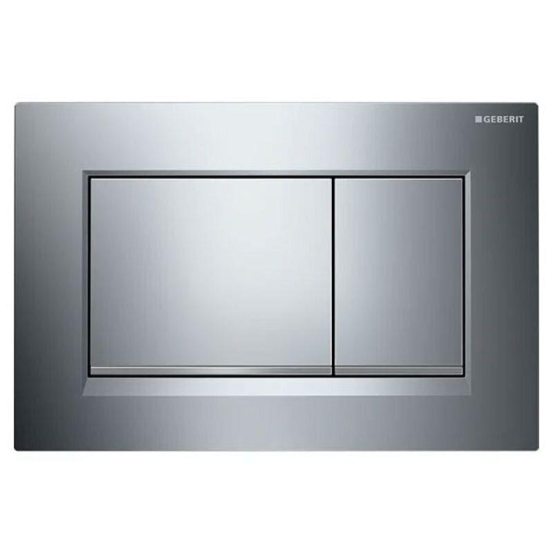 Смывная клавиша Geberit Sigma30 пластик, хром глянец/хром мат