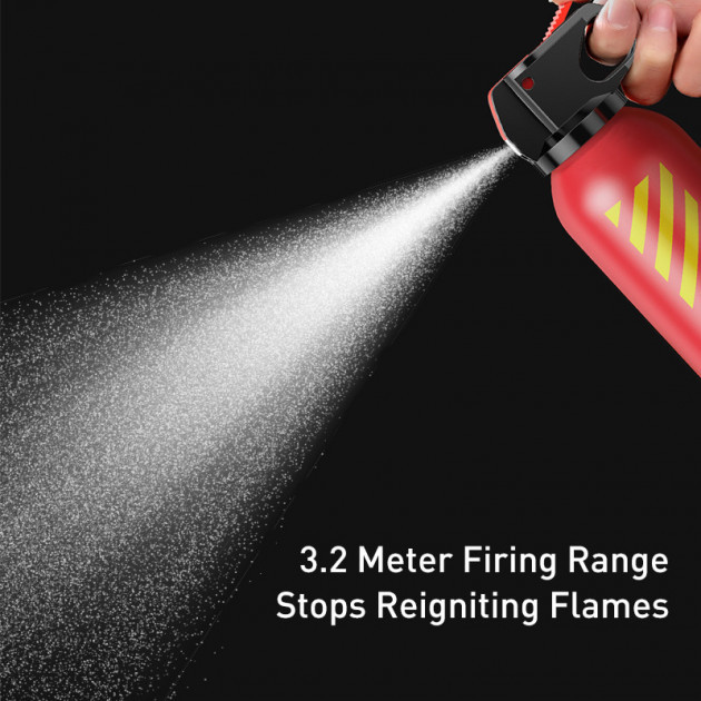 Огнетушитель автомобильный аэрозольный BASEUS Fire-fighting Hero Extinguisher 600 мл Red - фото 7 - id-p1261776651