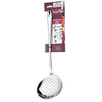 Шумовка из нержавеющей стали с позолотой