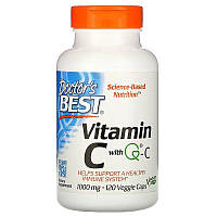 Витамин С, Doctor's Best "Vitamin C with Q-C" 1000 мг, здоровье иммунной системы (120 капсул)