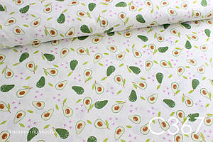 Тканина сатин Авокадо