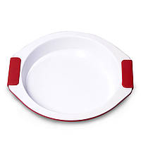 Форма для запікання 29.5*26.5 см з керамічним покриттям і силіконовими ручками KM-6011