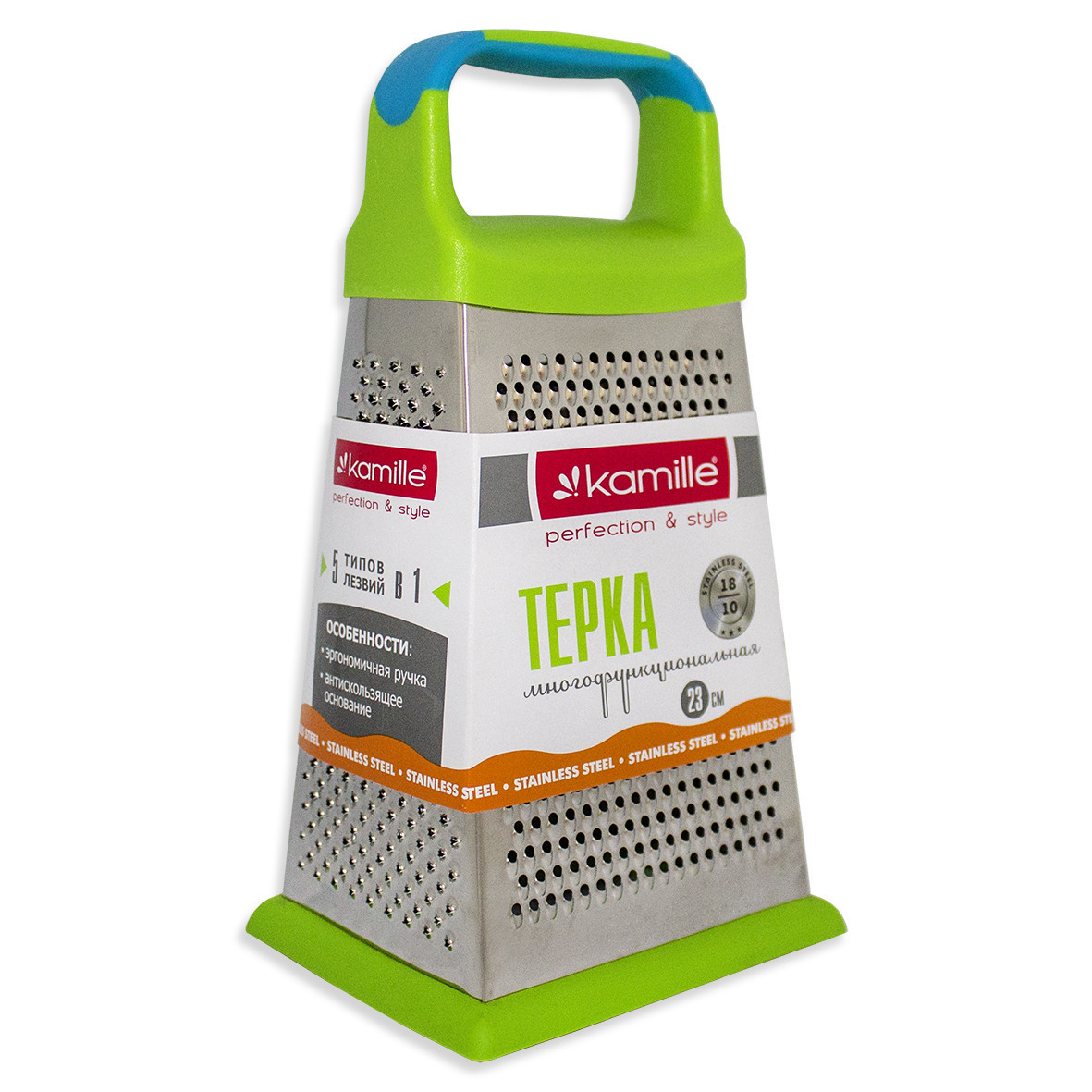 Терка чотиристороння з нержавіючої сталі