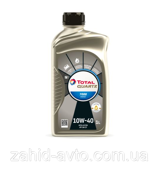 TOTAL QUARTZ 7000 ENERGY 10W40. 18x1 lt (1 л) олива моторна