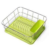 Сушарка для посуду з піддоном 37x33x13,5 KM-0763A